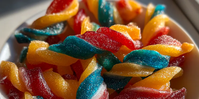 Vibrant Twisted Candies