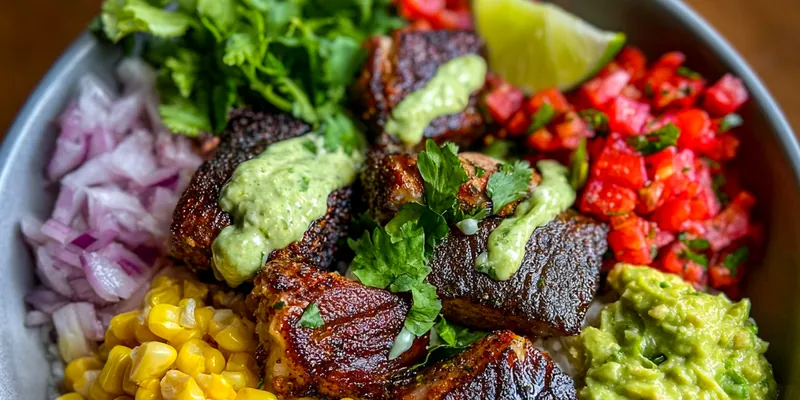 Zesty Blackened Fish Bowl