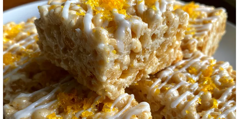 Zesty Lemon Crispy Squares